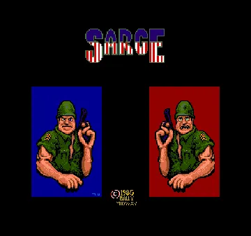 Sarge screen shot title